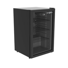 Load image into Gallery viewer, SnowLion Premium 131L Beverage Refrigerator 4.6 Cu.ft. Freestanding Mini Fridge With Glass Door in Black (OSFG023-BXL) SnowLion Glass Door Extra Large
