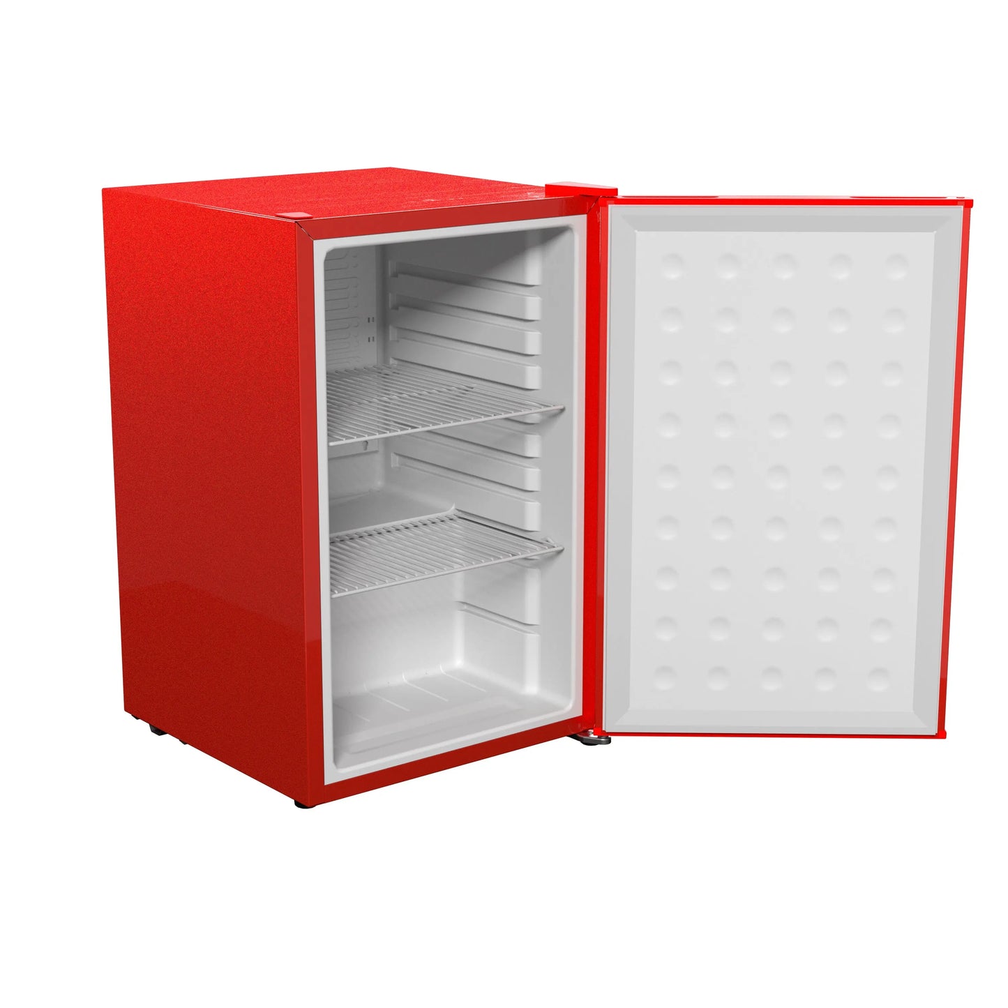 SnowLion Premium 65L Solid Door 2.3 Cu.ft. Freestanding Under-Counter Mini Fridge in Red SnowLion Solid Door Large