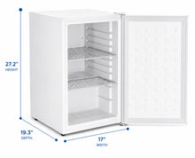 Load image into Gallery viewer, SnowLion Premium 65L Solid Door 2.3 Cu.ft. Freestanding Under-Counter Mini Fridge in White (OSFS015-WL) SnowLion Solid Door Large
