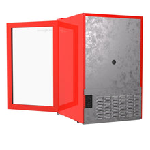 Load image into Gallery viewer, SnowLion Premium 69L Beverage Refrigerator 2.4 Cu.ft. Freestanding Mini Fridge With Glass Door in Red (OSFG016-RL) SnowLion Glass Door Large
