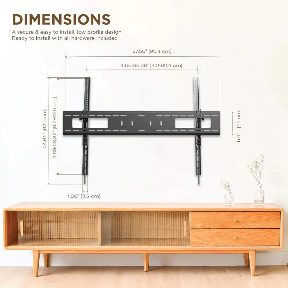 ProMounts Tilt / Tilting TV Wall Mount For 60" to 110" TVs Up to 165lbs (UT-PRO410) - One Products