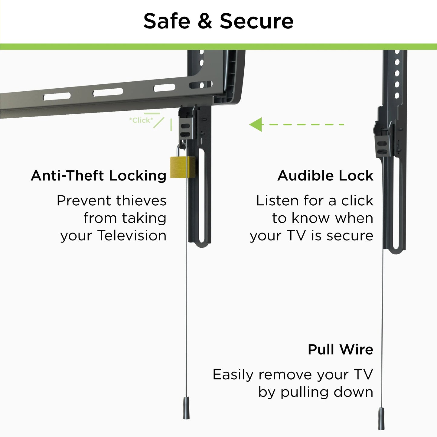 ProMounts Tilting TV Wall Mount for 37" to 110" TVs Up to 143lbs (UT-PRO640) - One Products