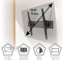 Load image into Gallery viewer, ProMounts Tilt TV Mount for 50&quot; to 85&quot; TVs Holds up to 99Ibs (AMT8401) - One Products
